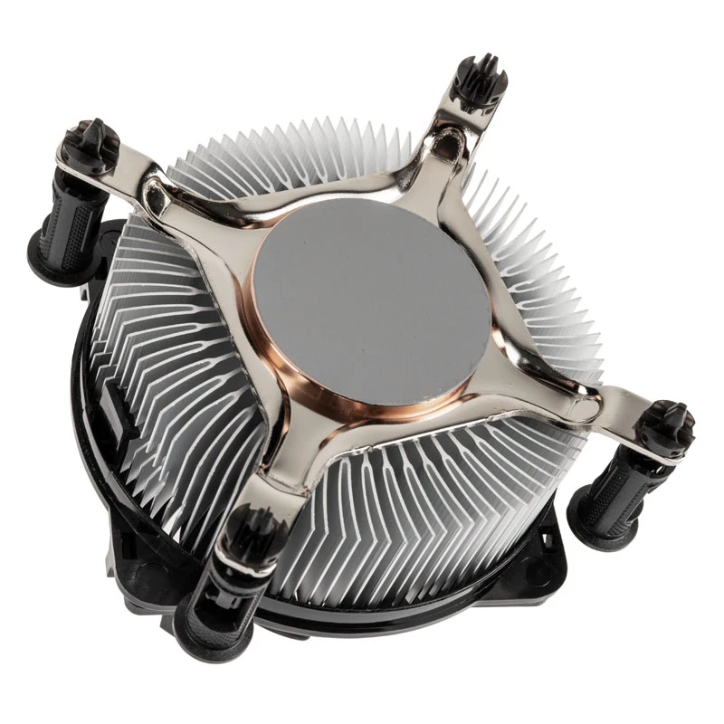 Akasa AK-CC6606BP01 matala CPU-jäähdytin - kanta LGA 1700, 63,2 mm korkea, 92 mm tuuletin, musta
