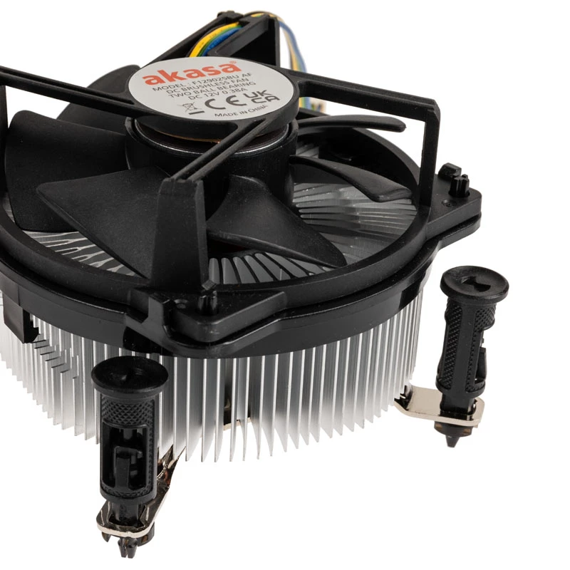 Akasa AK-CC6606BP01 matala CPU-jäähdytin - kanta LGA 1700, 63,2 mm korkea, 92 mm tuuletin, musta