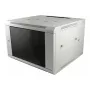 ALLNET SMA-Series 19 tuuman seinäkotelo 6U 450mm syvyys vaaleanharmaa Flat Pack