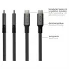GoodConnections USB-C 4.0 (ST-ST) 1m punottu kaapeli 100W 8K 30Hz antrasiitti