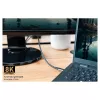 GoodConnections USB-C 4.0 (ST-ST) 1m punottu kaapeli 100W 8K 30Hz antrasiitti