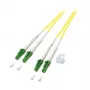 EFB Elektronik Duplex -liitäntäkaapeli LC/LC monimuoto OM3 1 m LSZH aqua