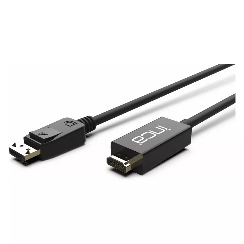 INCA DisplayPort - HDMI -kaapeli 1,8 m 10,2 Gbit/s musta