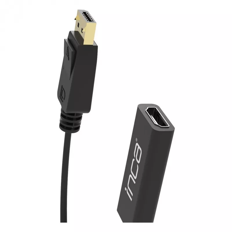 INCA DisplayPort - HDMI -adapteri IDTH-07 4K 0,2 m Retail