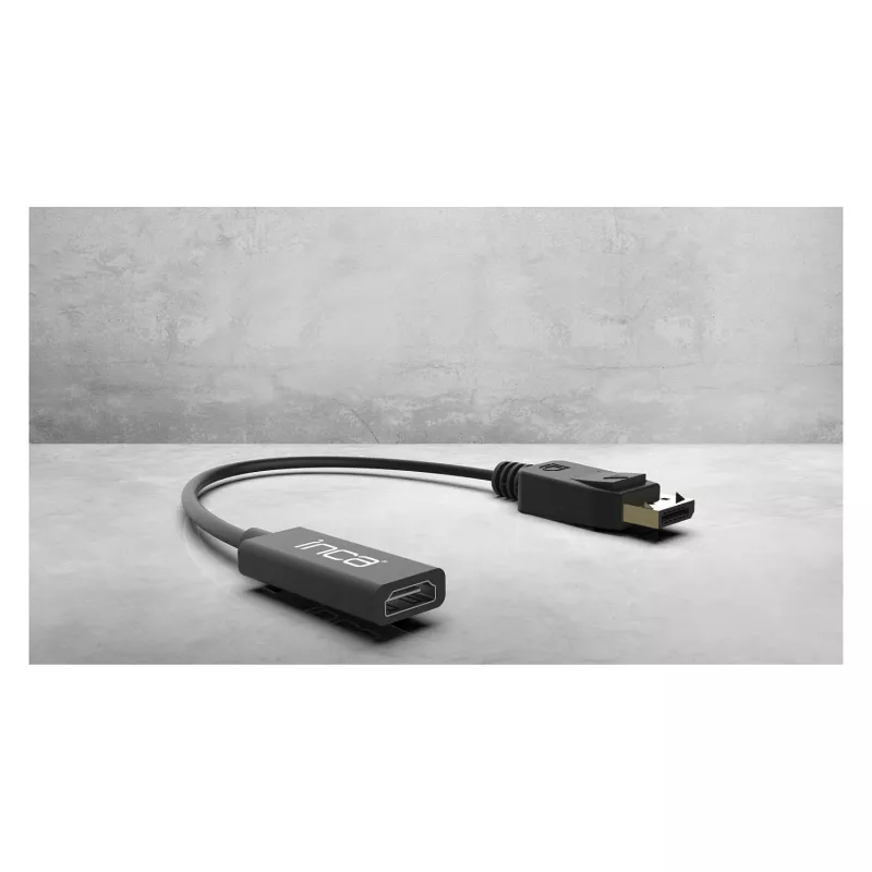 INCA DisplayPort - HDMI -adapteri IDTH-07 4K 0,2 m Retail