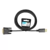 IBOX HDMI–DVI-D-kaapeli FullHD 1080p 2 m musta