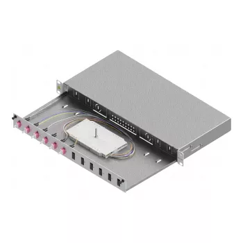 ZVK Easylan Basic LSB1A224 kuitujatkoskotelo 1U 6x LC-Duplex OM4