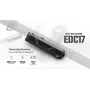 Nitecore EDC17 taskulamppu 1500 lumenia USB-C ladattava Class 1 -laserosoittimella