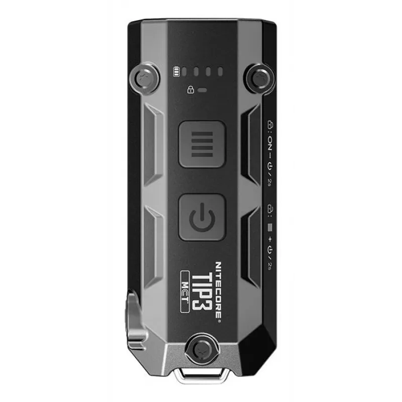 NITECORE TIP3 avainvalaisin musta 720 lumenia