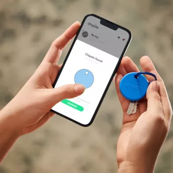 Chipolo POP Bluetooth-paikannin vaihdettavalla paristolla iOS & Android, sininen