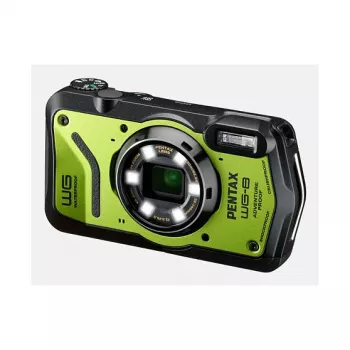 Pentax WG-8 vihreä USB-C vedenalainen ja iskunkestävä kamera