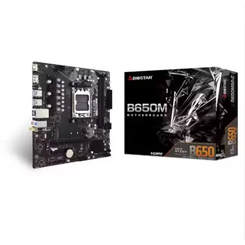BIOSTAR B650MS2-E emolevy, AMD AM5, DDR5, Micro ATX