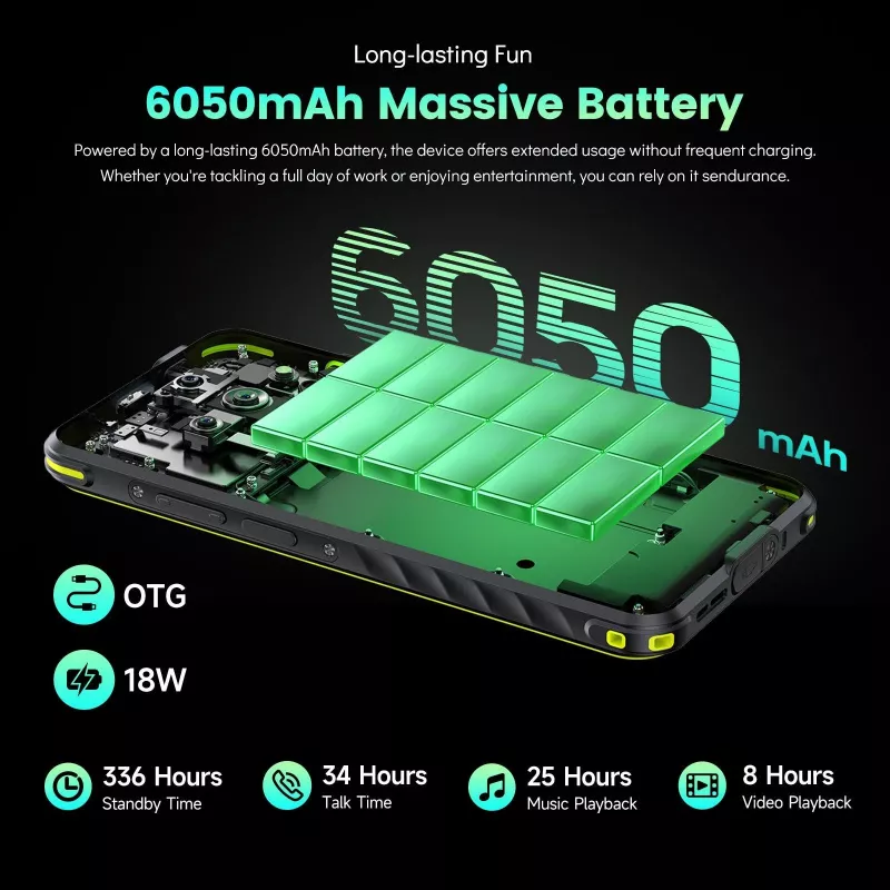 Ulefone Armor X31 6/128GB musta iskunkestävä älypuhelin