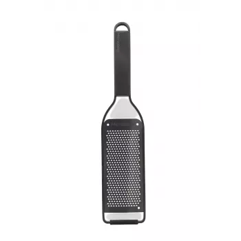 Microplane Premium Classic hienoraastin musta ruostumattomasta teräksestä valmistetulla terällä