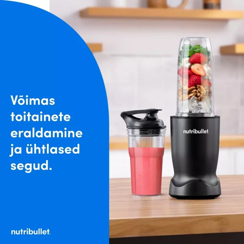 Nutribullet NBT1006MB Turbo 1000 W tehosekoitin, mattamusta
