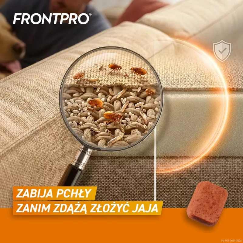 FRONTPRO kirppu- ja punkkitabletit koirille (25-50 kg) - 3x 136 mg Afoxolaner purutabletit