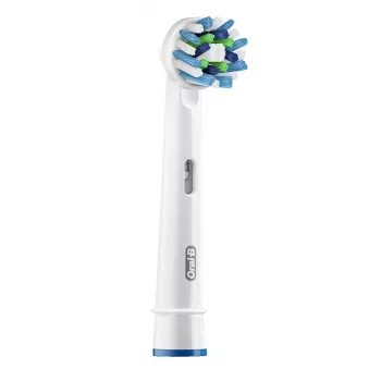 Oral-B Pro CrossAction vaihtoharjat 6 kpl:n pakkaus valkoinen sähköhammasharjan harjaspäät
