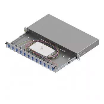 ZVK EasyLan LWL kuitujatkoskotelo Basic SB0012571HE 12x LC-Duplex Standard OS2 ulosvedettävä - LWL - LC-Duplex liitäntä