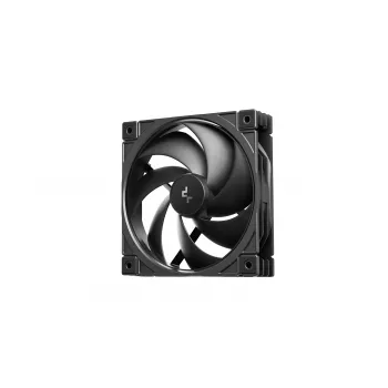 Deepcool FD12 V2 120mm musta kotelotuuletin, 4-Pin PWM, neste-dynaaminen laakeri