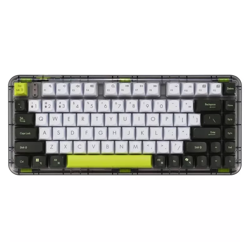 ASUS KD201 Jelly75 langaton/Bluetooth-näppäimistö Volt Green