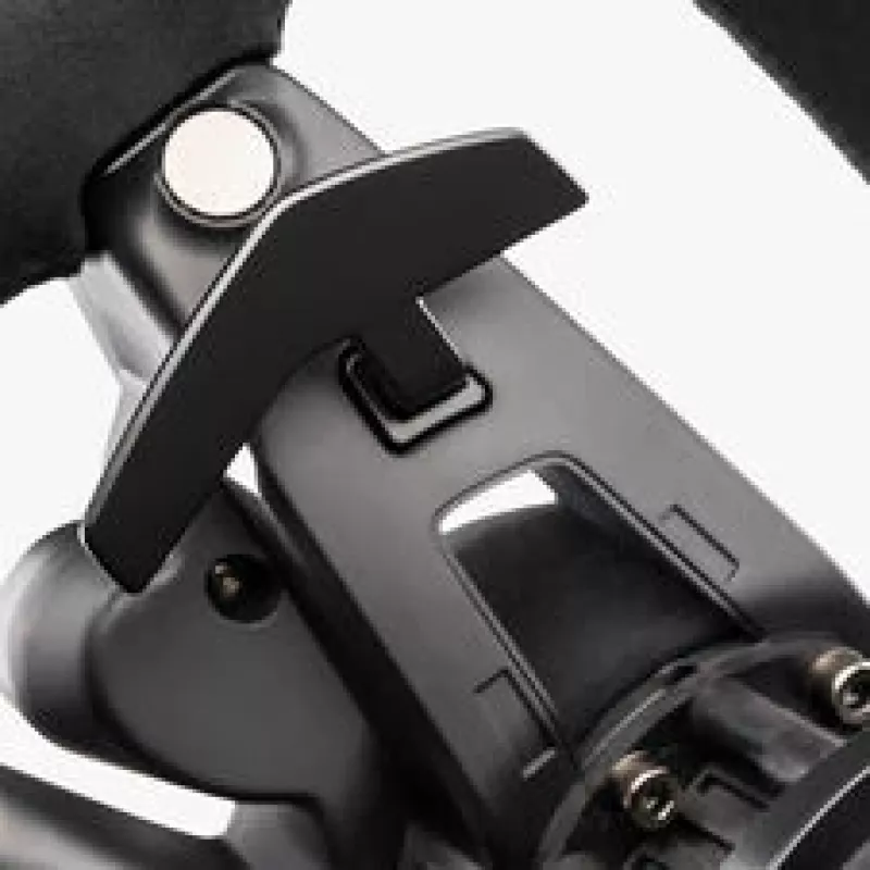 Fanatec CSL Elite Porsche Vision GT -ratti, Alcantara, OLED-näyttö, 310 mm leveys - musta