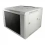 ALLNET 19 tuuman seinäkotelo 12U 1-osainen syvyys 450mm vaaleanharmaa Flat Pack SMA-sarja