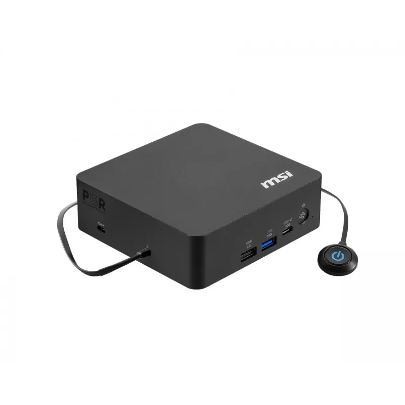 MSI Cubi NUC AI+ 3MG-004BEU -minitietokone, Intel Core Ultra 7 355, ei käyttöjärjestelmää, musta