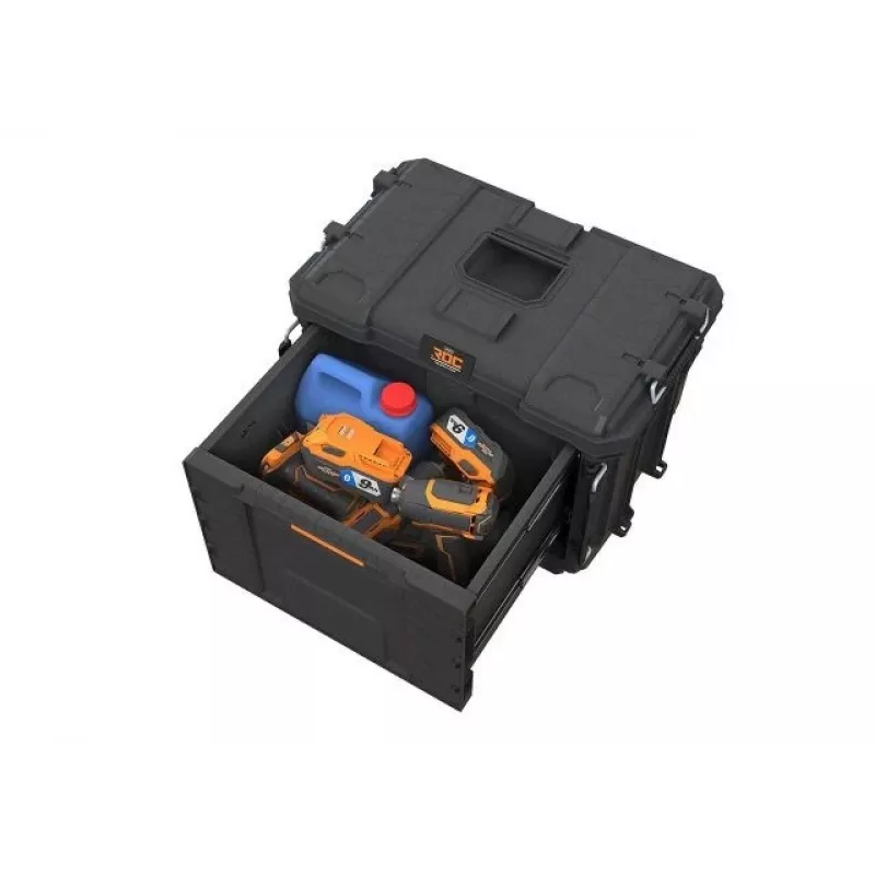 Keter ROC Pro Gear 2.0 XL -vetolaatikkoyksikkö 271384 musta