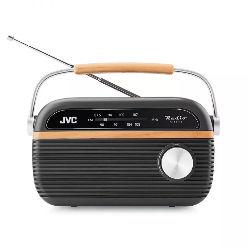 JVC RA-E215G kannettava radio FM/AM analoginen harmaa