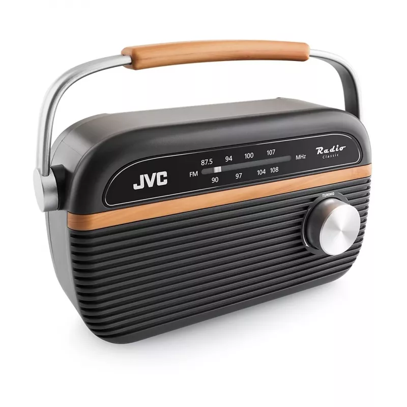 JVC RA-E215G kannettava radio FM/AM analoginen harmaa