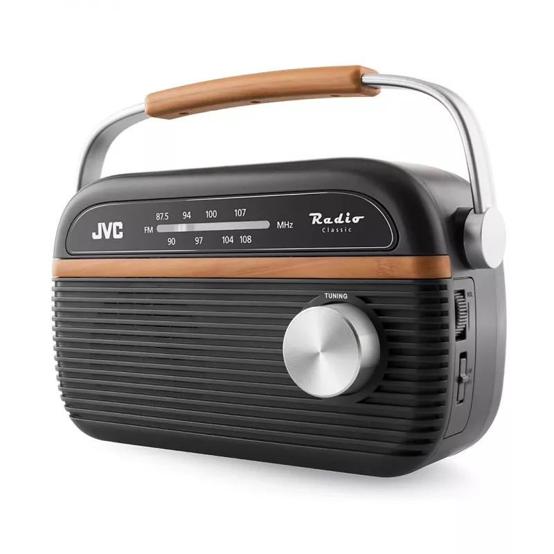 JVC RA-E215G kannettava radio FM/AM analoginen harmaa