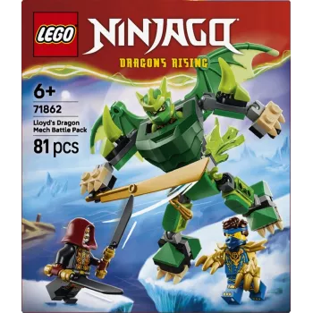 LEGO Ninjago 71862 Lloyds Drachen-Mech-Battle-Pack rakennuspalikat