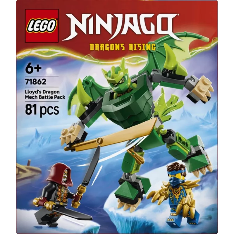 LEGO Ninjago 71862 Lloyds Drachen-Mech-Battle-Pack rakennuspalikat