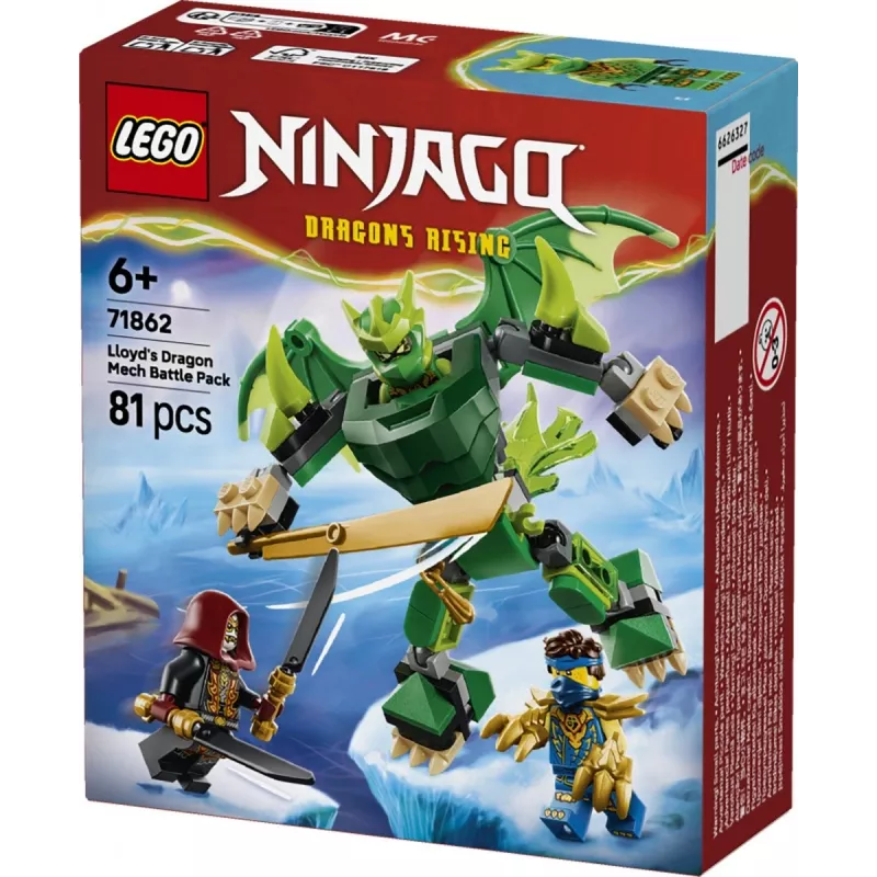 LEGO Ninjago 71862 Lloyds Drachen-Mech-Battle-Pack rakennuspalikat