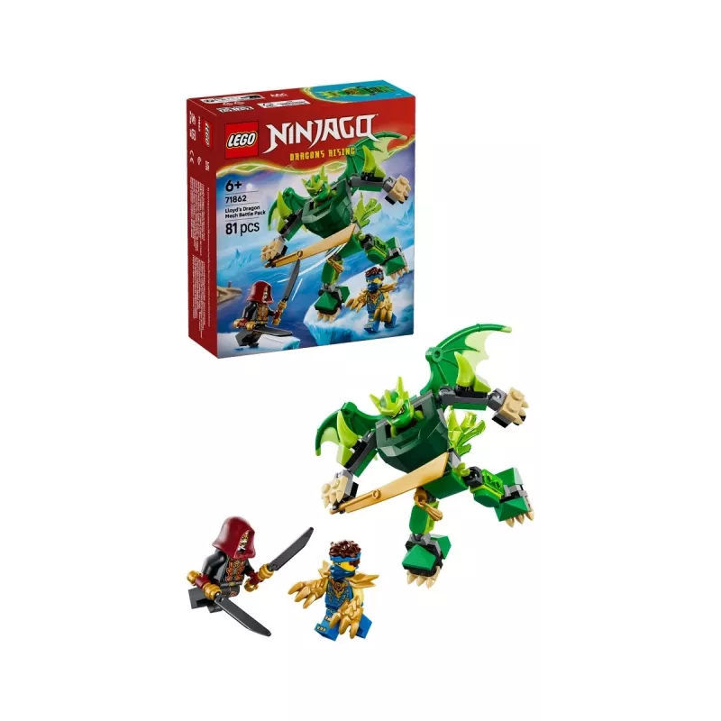 LEGO Ninjago 71862 Lloyds Drachen-Mech-Battle-Pack rakennuspalikat