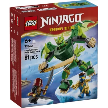 LEGO Ninjago 71862 Lloyds Drachen-Mech-Battle-Pack rakennuspalikat