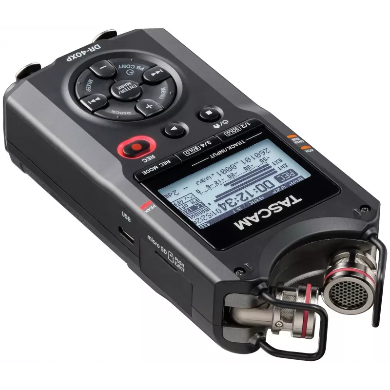 Tascam DR-40XP kannettava digitaalitallennin USB-ääniliitännällä