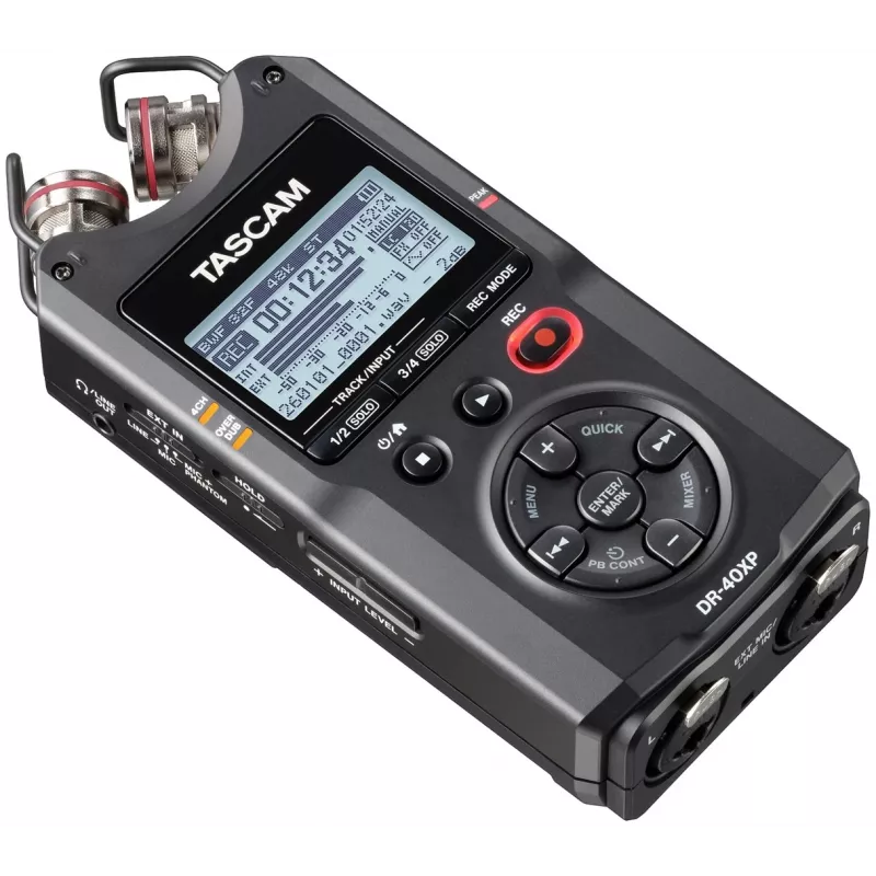 Tascam DR-40XP kannettava digitaalitallennin USB-ääniliitännällä