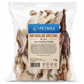 PETMEX kanin korvat turkilla 1kg