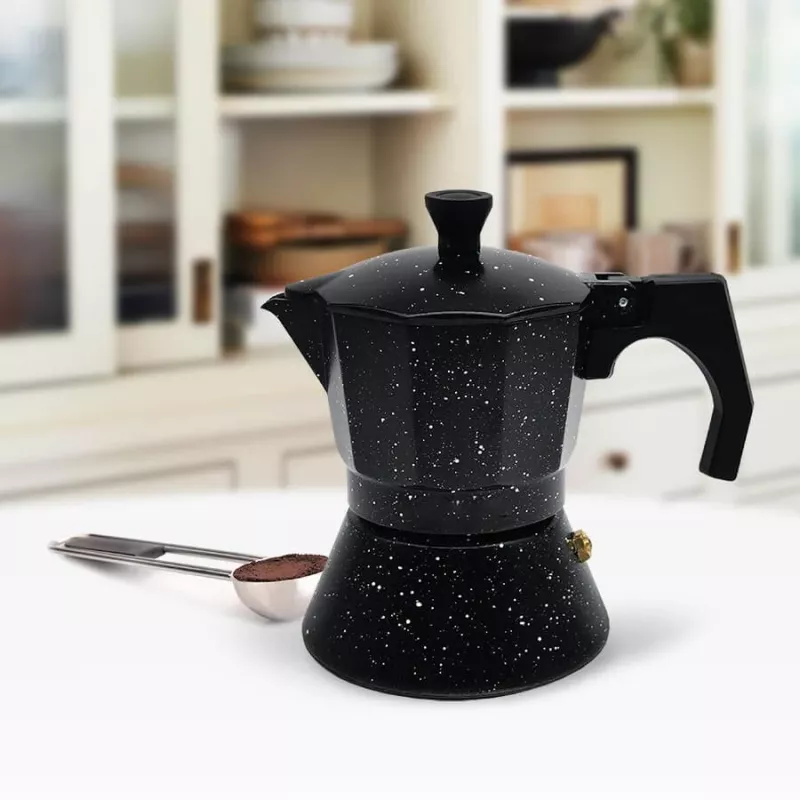 Maestro Granite MR-1667-3 moka-kahvinkeitin 150ml 3 kupillista harmaa