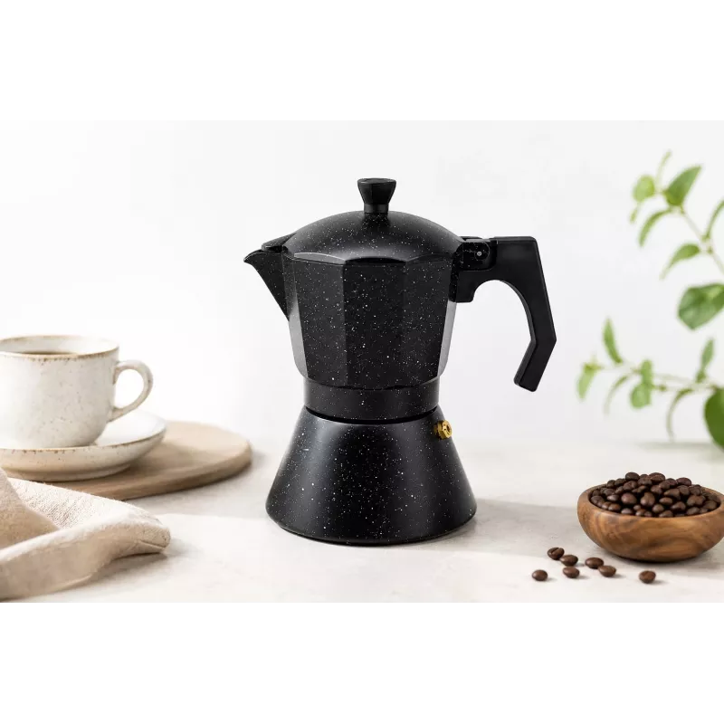 Maestro Granite MR-1667-9 liesi-espressokeitin 450ml 9 kupillista