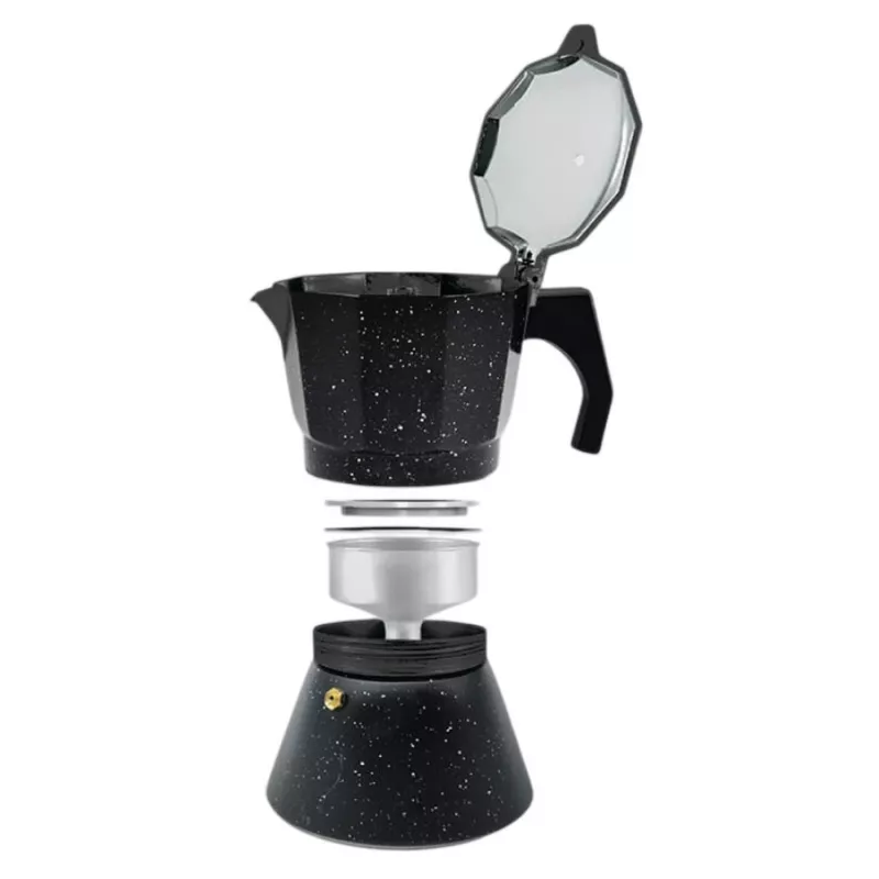 Maestro Granite MR-1667-9 liesi-espressokeitin 450ml 9 kupillista