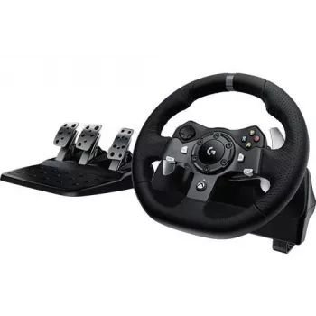 Logitech G920 Driving Force -ratti polkimilla