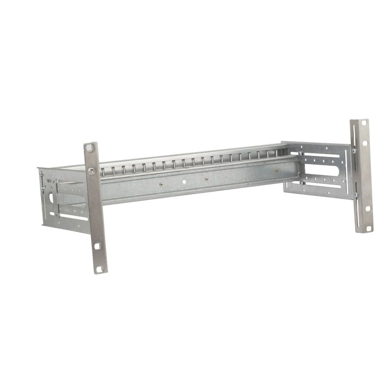 EFB Elektronik Universal DIN-Rail Holder 4U 19 tuuman rack-paneeli DIN-kiskolaitteille