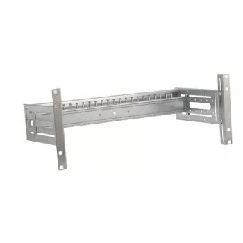 EFB Elektronik Universal DIN-Rail Holder 4U 19 tuuman rack-paneeli DIN-kiskolaitteille