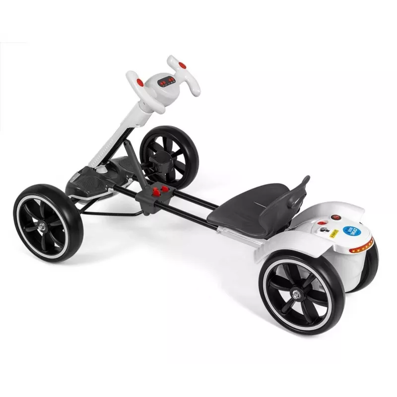 MILLY MALLY Go-kart akkukäyttöinen Bolt valkoinen