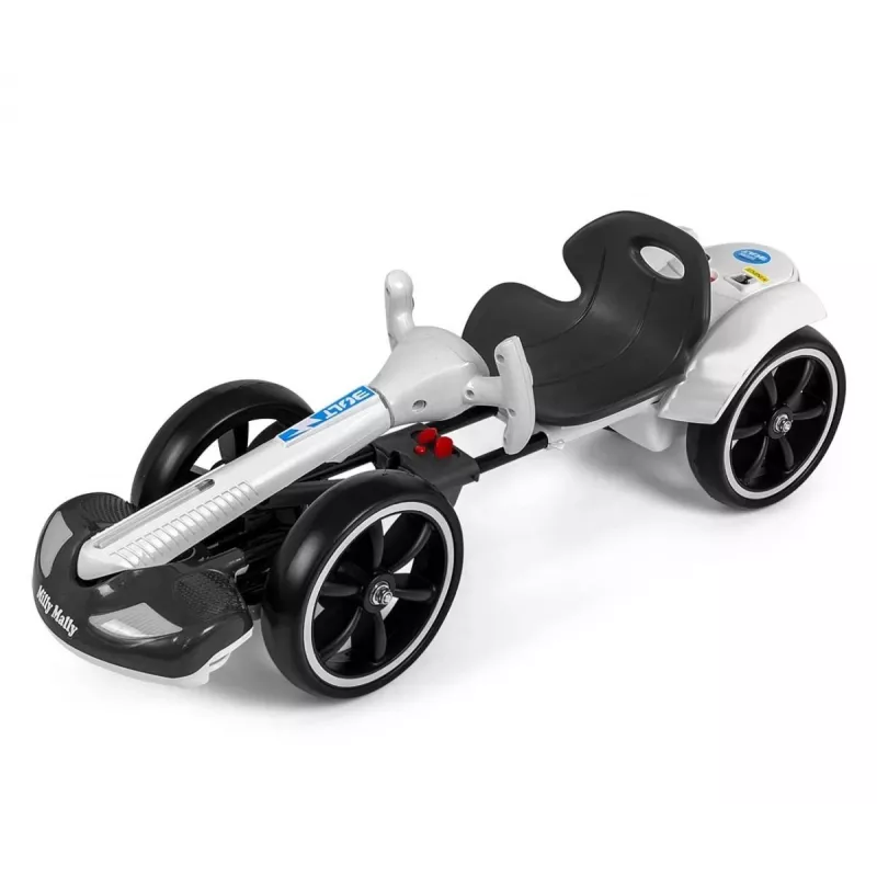 MILLY MALLY Go-kart akkukäyttöinen Bolt valkoinen