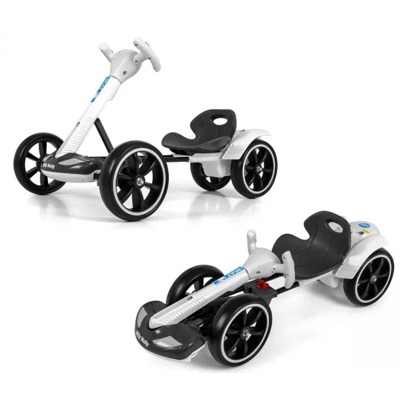 MILLY MALLY Go-kart akkukäyttöinen Bolt valkoinen