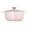 Le Creuset Signature valurautainen pyöreä patapata 20 cm Shell Pink