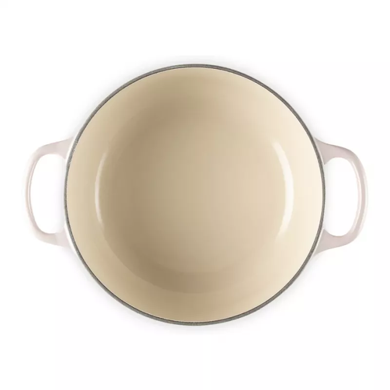 Le Creuset Signature valurautainen pyöreä patapata 20 cm Shell Pink